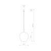 Lampa wisząca Nowodvorski HAITI M 11167 Czarny