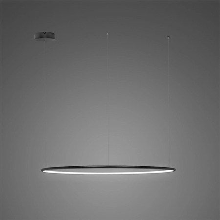 Lampa wisząca Ledowe Okręgi No.1 150cm 3k czarna