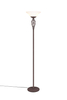 Lampa podłogowa Trio 401000224 biały/miedziany