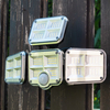 Eko-Light Naświetlacz Solarny Flexi Poczwórny EKO9153 SREBRNY