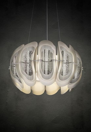 Lampa wisząca Slamp FIORDLYS - WHITE ROUND FRDSM00WHT01T00ROUEU biały