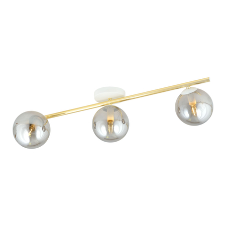 Lampa sufitowa SPLENDI 3 Emibig 1247/3 biały/złoty