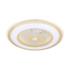 Milagro Lampowentylator ZEPHYR GOLD 48W LED+ PILOT ML1517 ZŁOTY