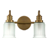 Kinkiet Elstead Lighting Swell mosiądz QZ-SWELL2-BB-BATH