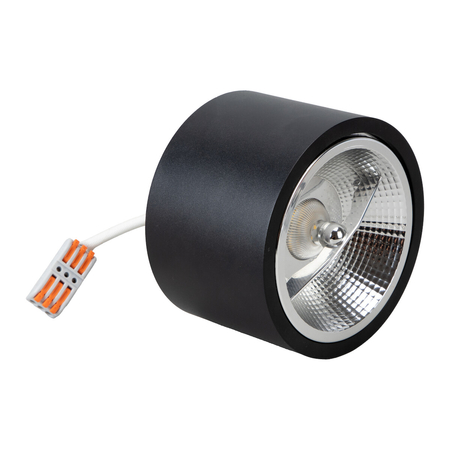 Milagro Oprawa natynkowa Redondo Czarny 1xAR111 GU10 ML1074 CZARNY