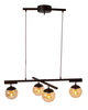 Lampa wisząca By Rydens Labelle 4201750-5503 czarny/bursztynowy