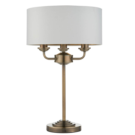 Lampa stołowa Endon Lighting Highclere 98932 mosiądz