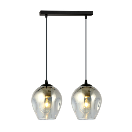 Lampa wisząca ISTAR 2 BL GRAFIT Emibig 680/2 czarny
