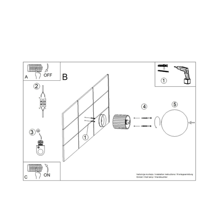 Sollux Lighting Kinkiet HALO mocca IP44 SL.1732