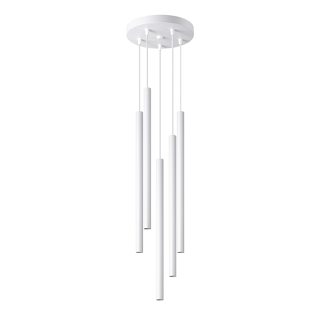 Sollux Lighting Lampa wisząca PASTELO 5P czarna SL.1176