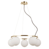 Lampa wisząca Italux Larosa PND-33453-5-ABR Brąz antyczny