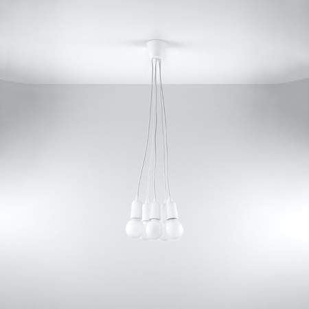 Sollux Lighting Lampa wisząca DIEGO 5 biała SL.0571