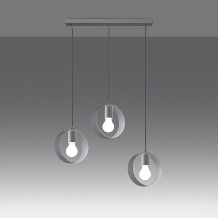Sollux Lighting Lampa wisząca TRES biała SL.0929