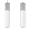 Sollux Lighting Lampa wisząca BORGIO 2 biały SL.0648
