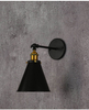 Kinkiet Lumina Deco LDW-B007-1-BK Rubi W1
