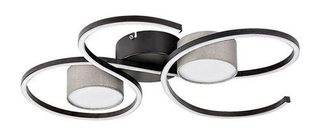 Lampa sufitowa Rabalux Shiena 71116 czarny matowy