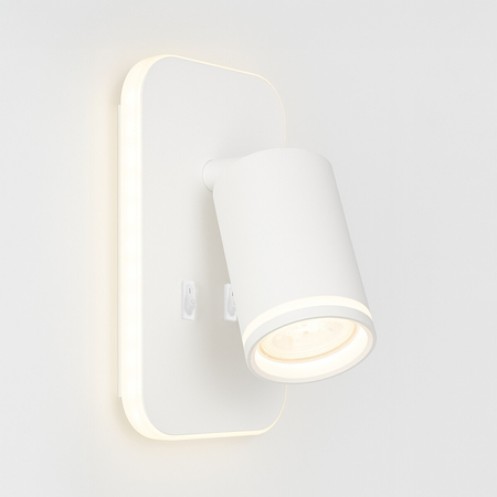 Milagro Oprawa Pipe Ring Kinkiet Biały 1xGU10 + LED 6W ML2082 BIAŁY