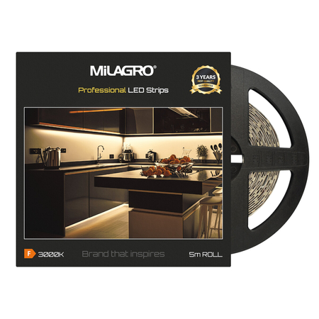 Milagro Taśma Led Premium 60/m 3000K IP20 5m ML4749