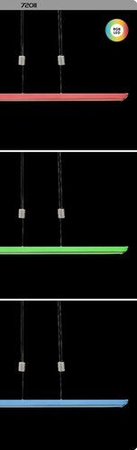 Lampa wisząca Rabalux Temperius 72011 chrom satyna