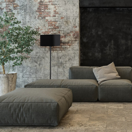 Milagro Lampa stojąca NAPOLI BLACK/GOLD 1xE27 ML6370 CZARNY / ZŁOTY