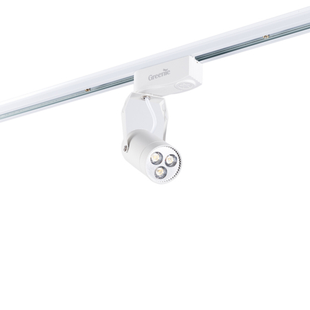 Reflektor Szynowy LED Greenie Track Light 3x1 PowerLED 4W biały CW
