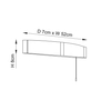 Kinkiet Endon Lighting Onan 68930 chrom
