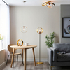 Lampa stołowa Endon Lighting Hoop 97665 mosiądz