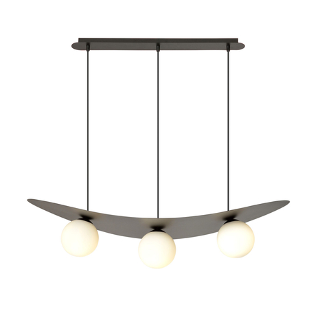 Lampa wisząca AURA 3 Emibig 1301/3 biały/czarny