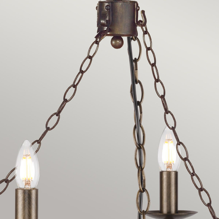 Żyrandol Elstead Lighting Cromwell brąz CW6-OLD-BRZ