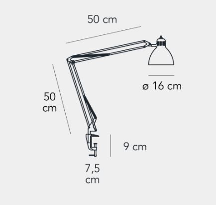 Lampa stołowa Fontana Arte F810110200BINE Naska