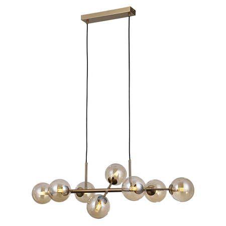 Lampa wisząca Italux PND-2244-8A-HBR Miodowy mosiądz
