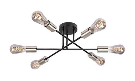 Lampa sufitowa Rabalux Branwen 71026 czarny matowy