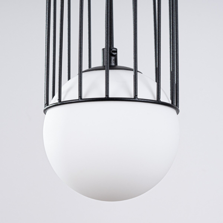 Sollux Lighting Lampa wisząca BRINA 1 czarna SL.1332