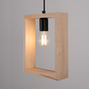 Sollux Lighting Lampa wisząca ARIES naturalne drewno SL.1310