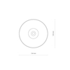 Lampa sufitowa Nowodvorski 8743 CL Ios LED 20W, 4000K, 60°