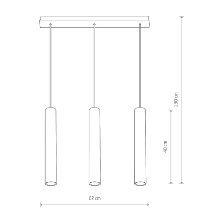 Lampa wisząca EYE WHITE ZWIS III Nowodvorski 6481 