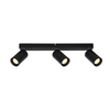 Spot Italux Nesto SPL-23436-3-BK Czarny piaskowany