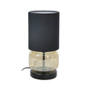 Lampa stołowa Italux TB-63748-BL-AMB Czarny, bursztynowy