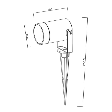 Lampa ogrodowa Abigali Gardeno IP65 GU10
