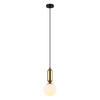 Lampa wisząca Italux Aldeva PND-02340-1S-BRO Czarny, brąz antyczny