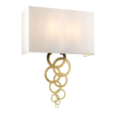 Kinkiet Elstead Lighting Rosa mosiądz ROSA-LARGE-AB