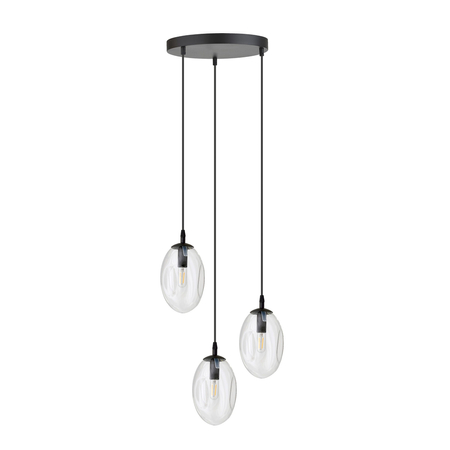 Lampa wisząca ASTRAL 3 Emibig 1265/3PREM czarny
