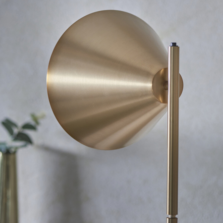 Endon Lighting Lampa podłogowa 102369 mosiądz