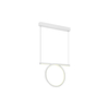 Milagro Lampa Wisząca Loop Biały 20W LED ML520 BIAŁY