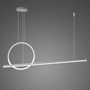 Lampa wisząca Linea No.2 40cm 3k srebrna