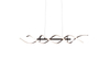 Lampa wisząca Trio 341810205 czarny/srebrny