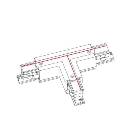 CTLS POWER T CONNECTOR, LEFT 1 (T-L1) Nowodvorski 8244 czarny