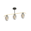 Lampa sufitowa FINES 3 Emibig 1280/3 czarny/złoty
