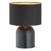 Lampa stołowa ASPEN LN1 Emibig 1323/LN1 czarny/złoty