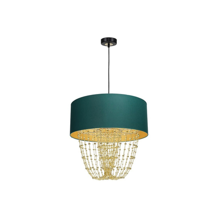 Milagro Lampa wisząca ALMERIA GREEN/GOLD 1xE27 MLP6452 ZIELONY / ZŁOTY